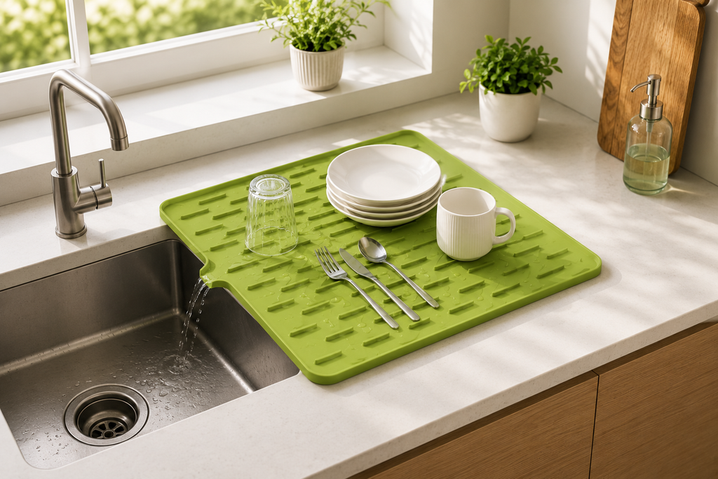 Silicone Dish Drying Mat for Kitchen